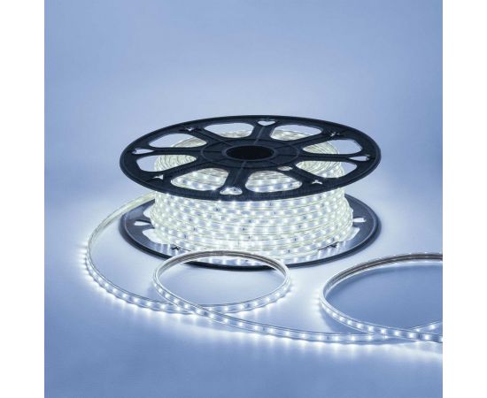 Светодиодная лента OGM 220В, 5Вт/м, smd2835, 60д/м, ip65, 300Лм/м, 10x7мм, 50м, 6500к / O17-03 – изображение 9