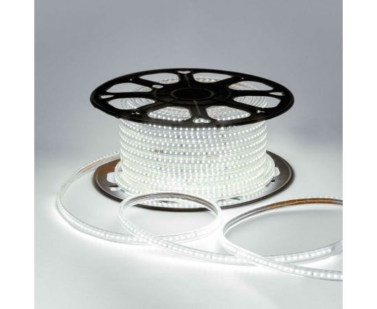 Светодиодная лента OGM 220В, 7Вт/м, smd2835, 120д/м, ip65, 600Лм/м, 13x7мм, 50м, 4000к / O17-08 – изображение 9