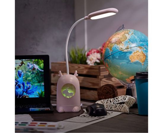 Настольная светодиодная заряжаемая лампа REXANT Click Lite с ночником 6 Вт, 4000 К, диммер, 609-004 – изображение 10