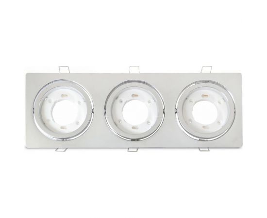 Встраиваемый светильник IN HOME GX53R-3ST-C металл под лампу GX53 230В 4690612021584 