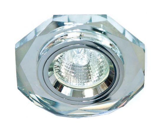 Светильник FERON ИВО-50w 12в, G5.3, серебро с/с серебро 19701 