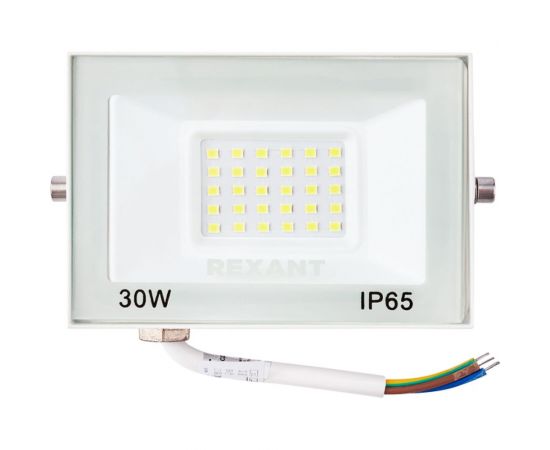 Светодиодный прожектор REXANT LED 30 Вт 2400 Лм 5000 K белый корпус 605-025 
