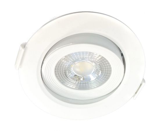 Светодиодный поворотный cветильник направленного света truEnergy круг 5w 4000k 400lm d90 белый пластик 10516 