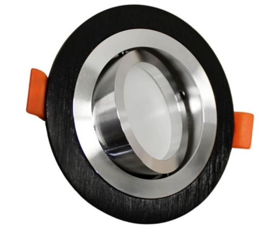 Встраиваемый точечный светильник Lumina Deco Duka LDC 8062-JP-D90 BK+SL 