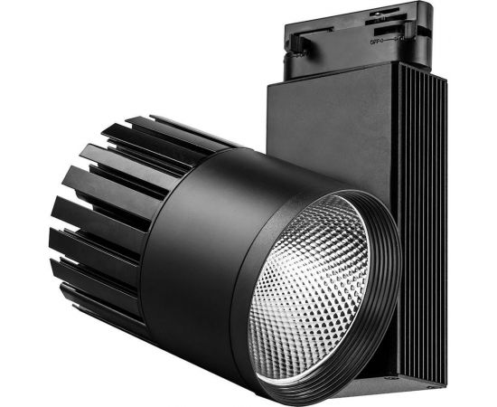 Трековый светодиодный светильник FERON 40W, 3600 Lm, 4000К, черный, 3-х фазный, AL105 32952 