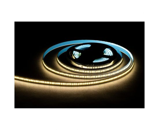 Светодиодная лента OGM 12В, 19,2Вт/м, smd2835, 240д/м, ip20, 19лм/чип, подложка 10мм, 5м, 4000к. / LSE-266 