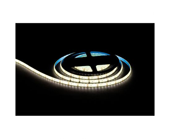 Светодиодная лента OGM 12В, 9,6Вт/м, smd2835, 120д/м, ip65, 7лм/чип, подложка 8мм, 5м, 4000к. / LSE-260 