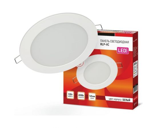 Светодиодная круглая панель IN HOME RLP-VC 12Вт 230В 6500К 960Лм 145мм белая IP40 4690612024530 