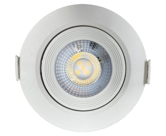 Светодиодный поворотный cветильник направленного света truEnergy круг 5w 4000k 400lm d90 белый пластик 10516 – изображение 2