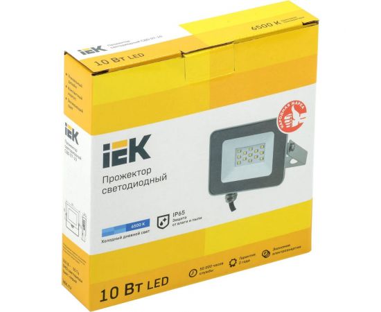Светодиодный прожектор IEK СДО 07-10, серый, IP65 LPDO701-10-K03 – изображение 2