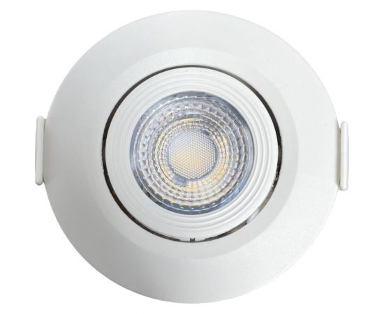 Светодиодный поворотный cветильник направленного света truEnergy круг 3w 4000k 240lm d70 белый пластик 10515 – изображение 2