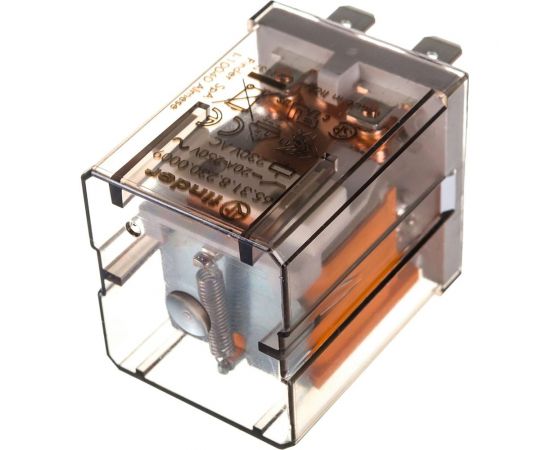 Силовое реле Finder 1НО + 1НЗ 20А, 230В AC, подключение через Faston, 653182300009 – изображение 2