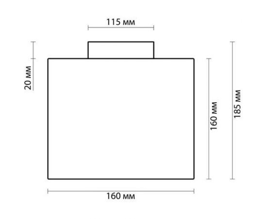 Потолочный светильник ODEON LIGHT, стекло E27 60W CROSS 2407/1C – изображение 2