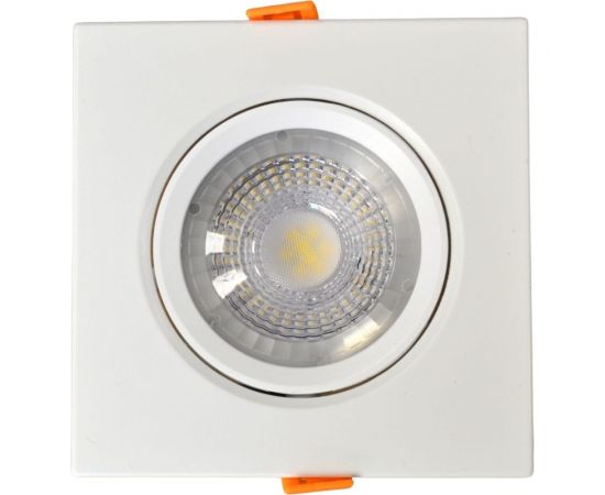 Поворотный светодиодный светильник направленного света truEnergy квадрат 3W 4000K 240Lm 75x75мм белый пластик 10551 – изображение 2