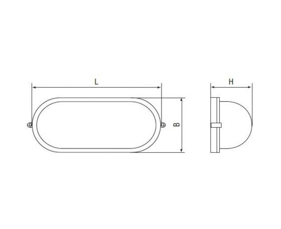 Влагозащищенный светильник Navigator 94 818 NBL-O3-100-E27/WH НПБ 1207 белый овал с ресничками 100Вт IP54 94818 – изображение 2