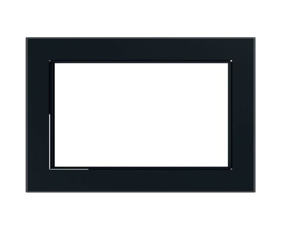 Горизонтальная 2-местная рамка STEKKER без перемычки, серия Катрин, стеклянная, GFR00-7012-05, черный 39571 – изображение 3