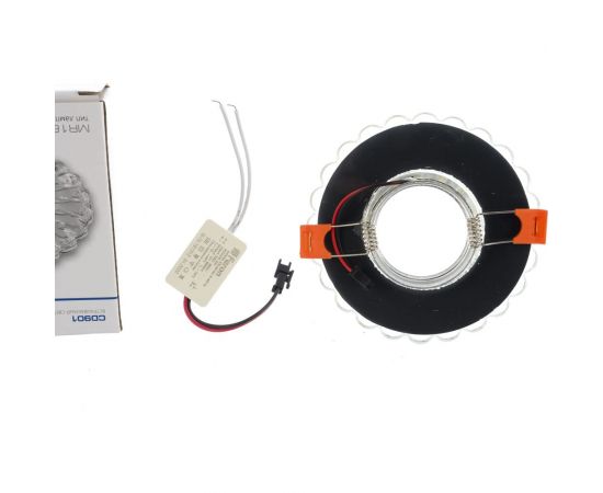 Встраиваемый потолочный светильник FERON со светодиод подсветкой, белый, хром, CD901 28844 – изображение 3