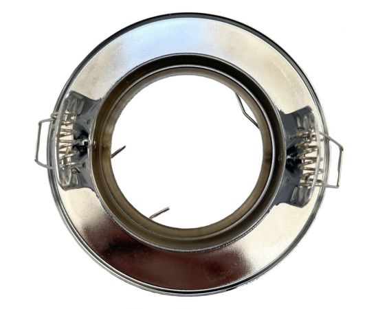 Встраиваемый поворотный светильник truEnergy с цоколем gu5.3 d80xh30мм ip20 хром/сталь 21210 – изображение 3