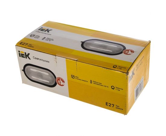 Светильник IEK НПП/НПБ, 1401, белый, овал, 60Вт, IP54, ИЭК LNPP0-1401-1-060-K01 – изображение 3