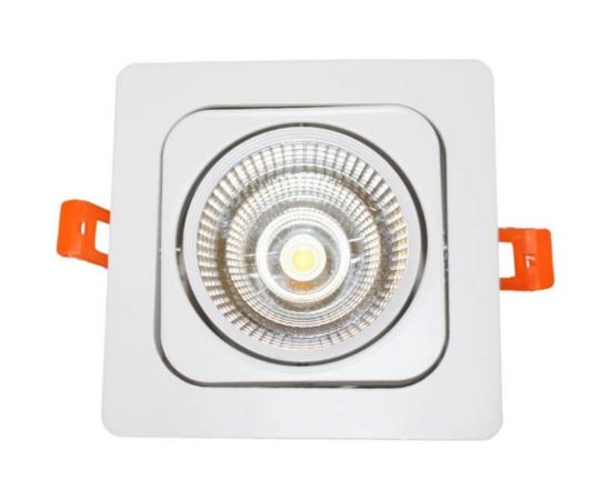 Встраиваемый точечный светильник Lumina Deco Fostis LDC 8064-SS-7WCOB-L98хW98 WT – изображение 3