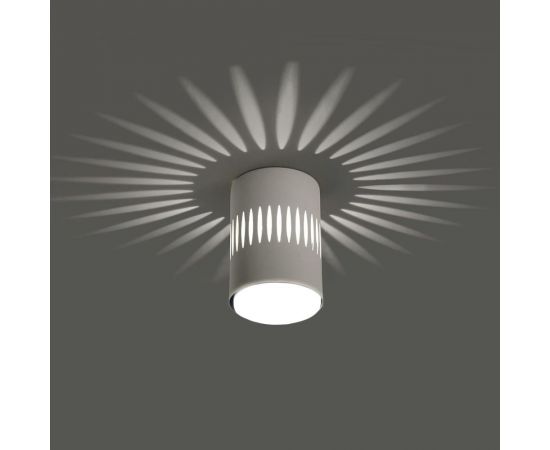 Светильник для натяжных потолков Feron HL349 12W, 230V, GX53 и подсветка 1W, 4000K, белый, 41459 – изображение 3