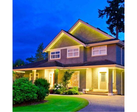 Комплект светодиодной ленты OGM 220В, 4,8Вт/м, smd3528, 60д/м, IP44, 300Лм/м, подложка 10мм, 5м, т/б SL-05 – изображение 4