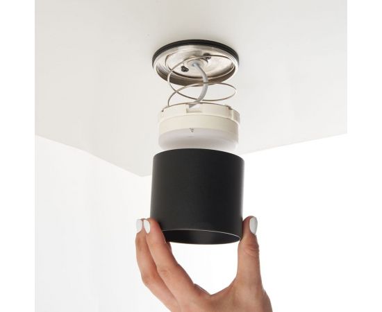 Светильник для натяжных потолков Feron HL363 12W, 230V, GX53, черный, 41999 – изображение 4