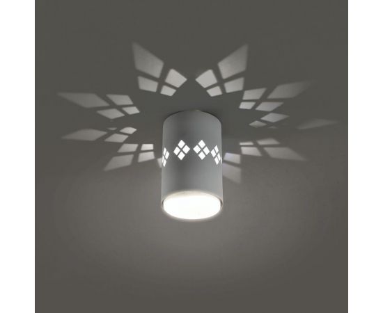 Светильник для натяжных потолков Feron HL351 12W, 230V, GX53 и подсветка 1W, 4000K, белый, 41455 – изображение 5