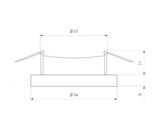 Встраиваемый светильник Elektrostandard 2247 MR16 SL/WH зеркальный, белый a047760 – изображение 5