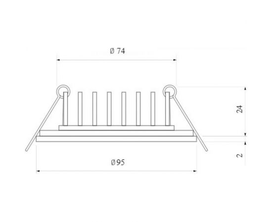 Встраиваемый светильник Elektrostandard DSS004 5+3W 4200K a050144 – изображение 5