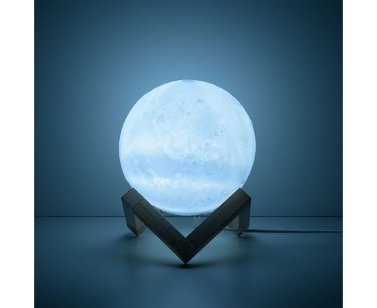 Настольный светильник Gauss NN004 3D Луна 1W 220-240V D13см белый 13см c увлажнителем воздуха LED – изображение 5