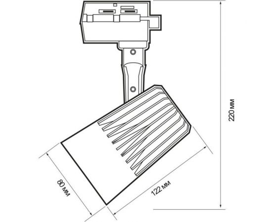 Прожектор Jazzway PTR 0130-2 30w 4000K 24гр. BL чёрный IP40 5022713 – изображение 6