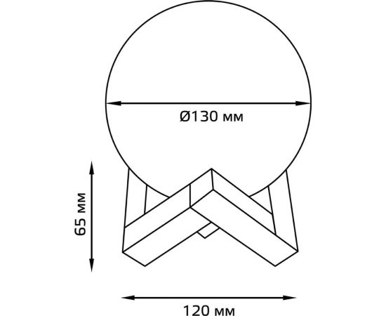 Настольный светильник Gauss NN004 3D Луна 1W 220-240V D13см белый 13см c увлажнителем воздуха LED – изображение 10
