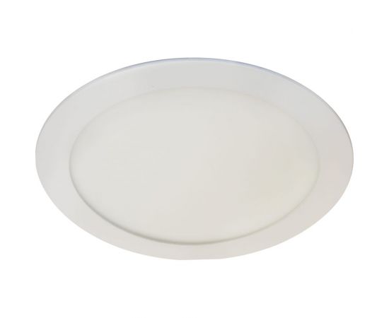 Встраиваемый круглый даунлайт с драйвером Ecola LED downlight 15W 220V 4200K 195x20 DRRV15ELC 