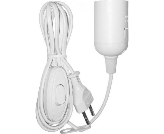 Переносной светильник DORI (патрон для лампы E27 + шнур 2 м + вилка + выключатель) 15002 