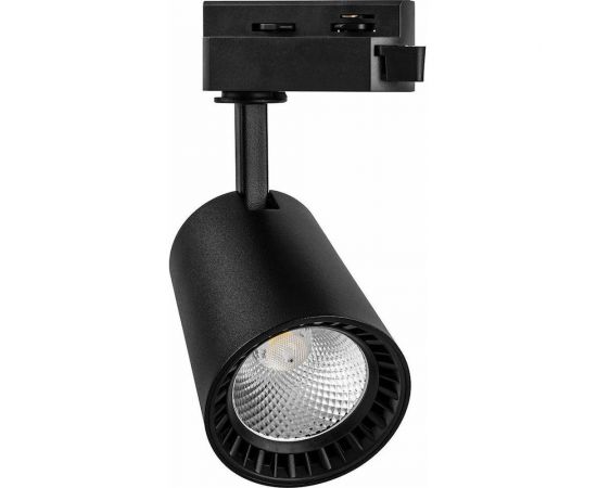 Светодиодный трековый однофазный светильник FERON AL100 на шинопровод 20W 4000K черный 41606 