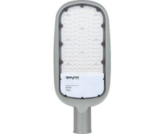 Уличный светодиодный консольный светильник Apeyron 80 Вт, 8800 лм, 5000 К, IP65, КСС -Ш, 495x215x80мм / 29-03 