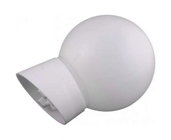 Светильник APEYRON НББ-60 шар, пластик, белый, косое основание 