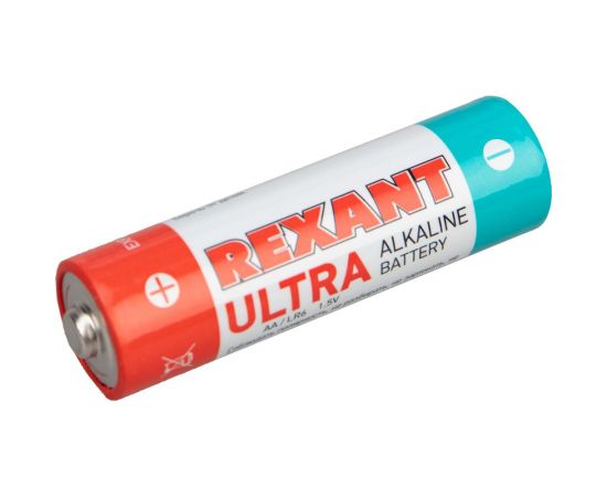 Ультра алкалиновая батарейка REXANT AA, LR6 2 шт 30-1025 
