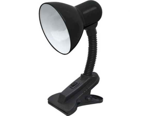 Настольный светильник IN HOME СНП-01Ч, под лампу, на прищепке, 40Вт, E27, ЧЕРНЫЙ, мягкая упаковка 4690612012414 