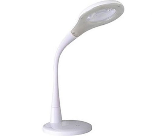 Настольный светильник, белый, LED, 7Вт, 230В, лупа 3х/5х, сенсорное включение, 4 уровня яркости, 4000К Camelion KD-790 C01 12484 