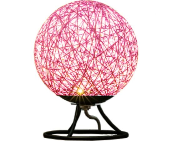 Светодиодный ночник из ротанга APEYRON 220В, 2Вт, 6 диодов, 3200K, 200Лм, розовый 12-84 