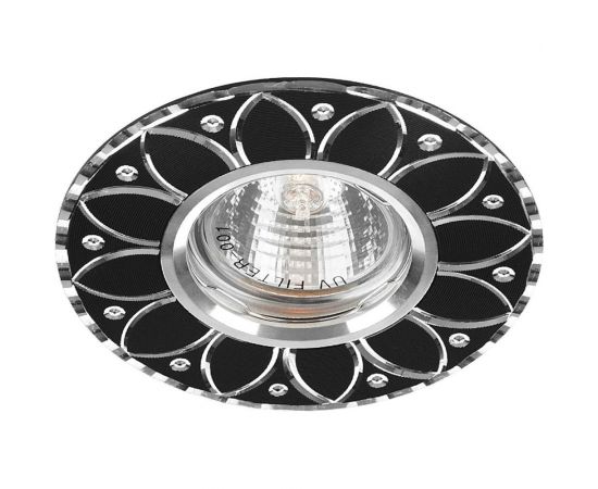 Встраиваемый потолочный светильник FERON MR16 G5.3 черный, GS-M389 28951 