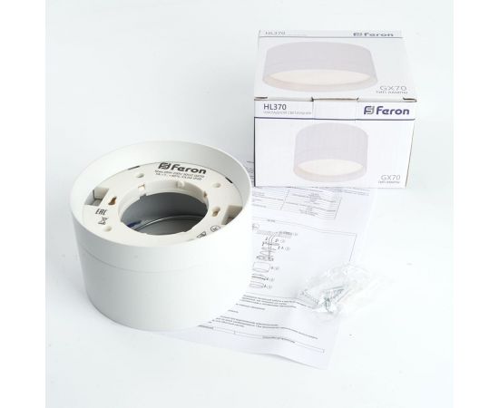 Потолочный светильник FERON hl370 25w, 230v, gx70, белый 48299 – изображение 11