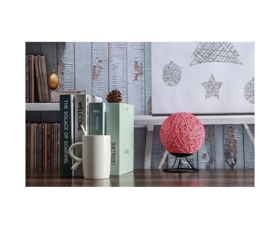 Светодиодный ночник из ротанга APEYRON 220В, 2Вт, 6 диодов, 3200K, 200Лм, розовый 12-84 – изображение 2