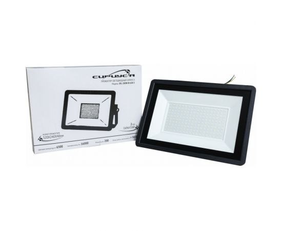 Светодиодный прожектор Сириус А SFL 200W 320x240x40мм 6500K 16000Лм IP65 SFL-200W-B-65K-3 – изображение 2