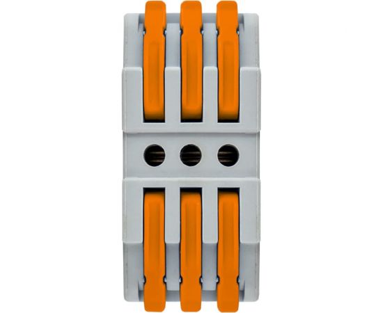 Строительно-монтажная клемма EKF PROxima СМК 222-423, проходная, 3 полюса, 0,08-4мм2, 25 штук, plc-smk-423 – изображение 2