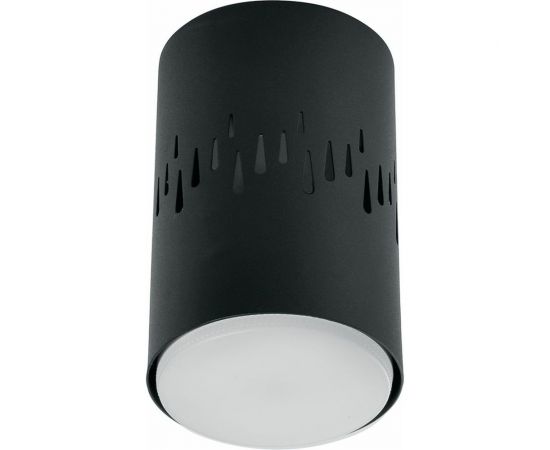 Светильник д��я натяжных потолков Feron HL350 12W, 230V, GX53 и подсветка 1W, 4000K, черный, 41454 – изображение 2