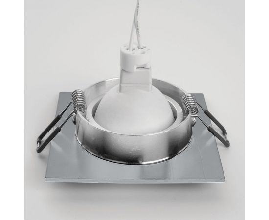 Встраиваемый потолочный светильник FERON DL2801 MR16 G5.3 белый 40525 – изображение 3