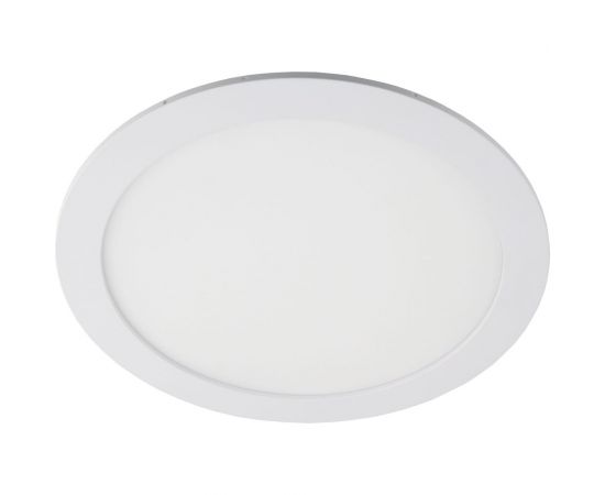 Встраиваемый круглый даунлайт с драйвером Ecola LED downlight 24W 220V 4200K 300x20 DRRV24ELC – изображение 3